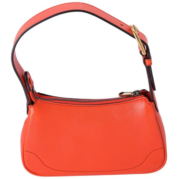 GUCCI Aphrodite Mini Shoulder Bag Handbag 739076 Orange Leather - Picture 3 of 7